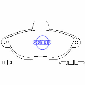 CITROEN EVASION JUMPY FIAT SCUDO PEUGEOT 806 EXPERT Brake pad OEM:4251.50 FDB1002 GDB1216 WVA:23042, FF1002